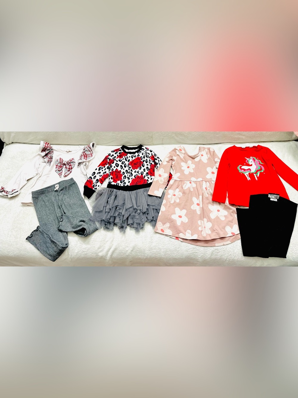 Lot Of Girls Cute Clothes Size 5 Gap, H&M Excellent Condition
